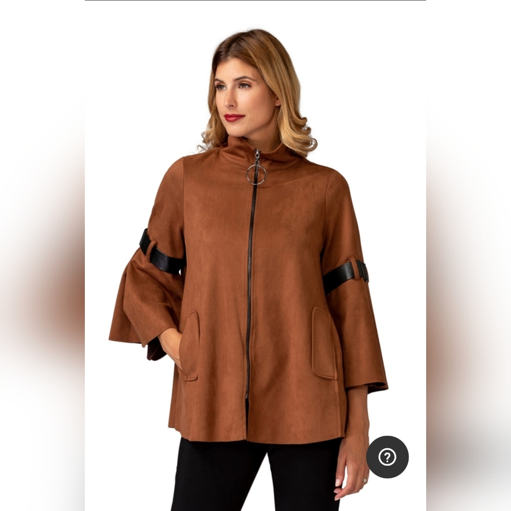 Joseph Ribkoff Jacket Faux Suede
